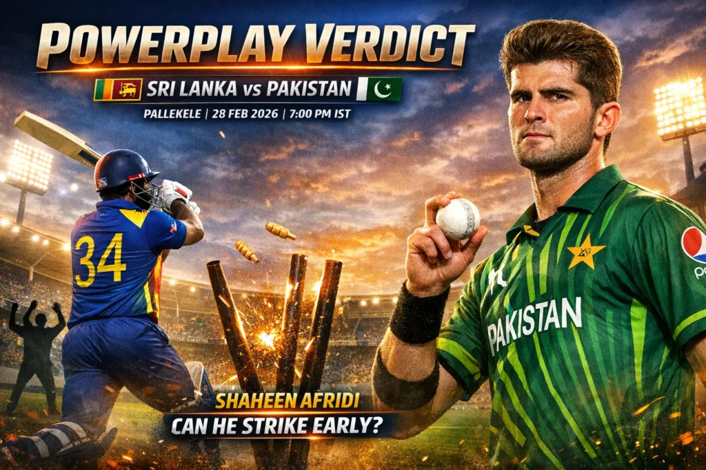 Sri Lanka vs Pakistan T20: Shaheen Afridi’s Powerplay Test