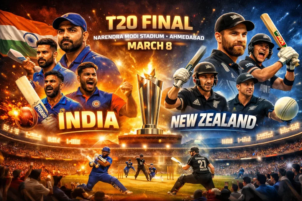 India vs New Zealand T20 World Cup Final: Can India Break Kiwi Hearts Under the Brightest Lights?